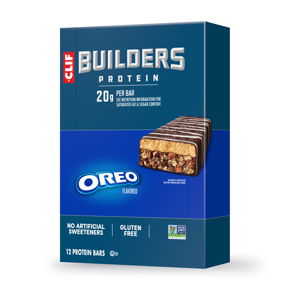 CLIF BUILDERS OREO-Flavored Plant Based Protein Bars